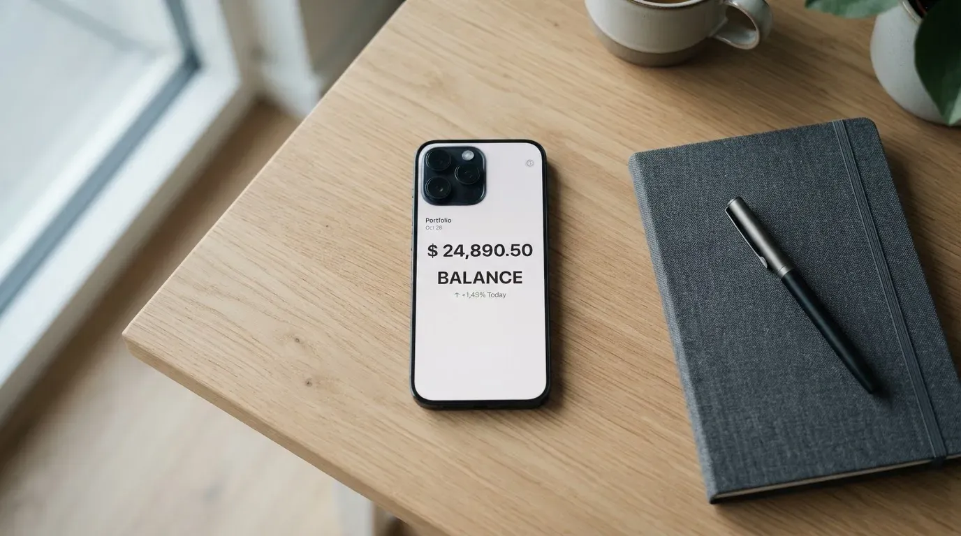 A phone showing a stablecoin transfer screen