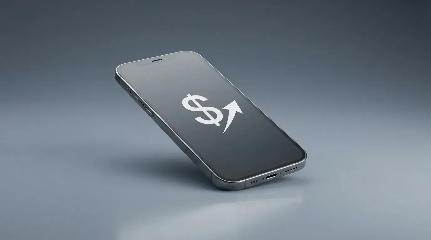 A phone showing a stablecoin transfer screen