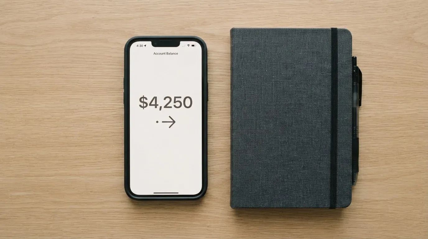 A phone showing a stablecoin transfer screen